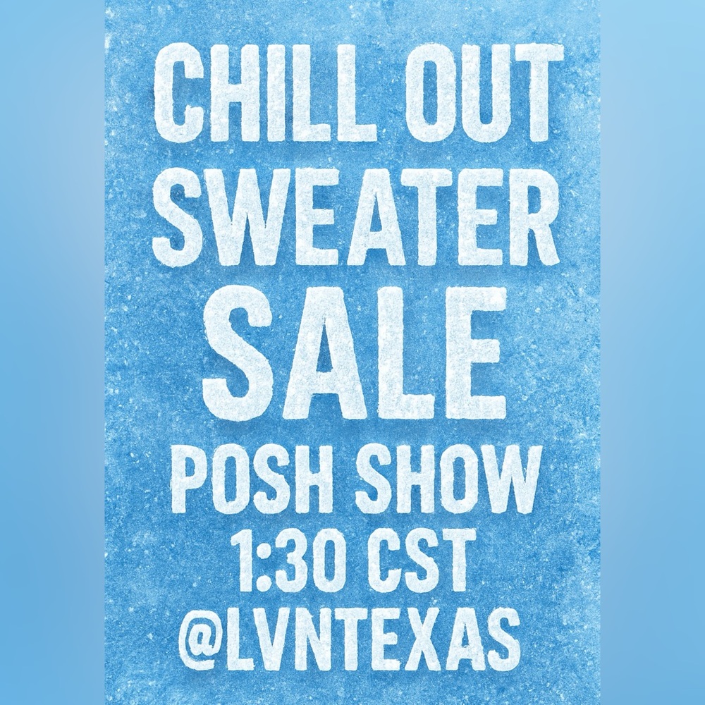 Blue Chill Out Sweater